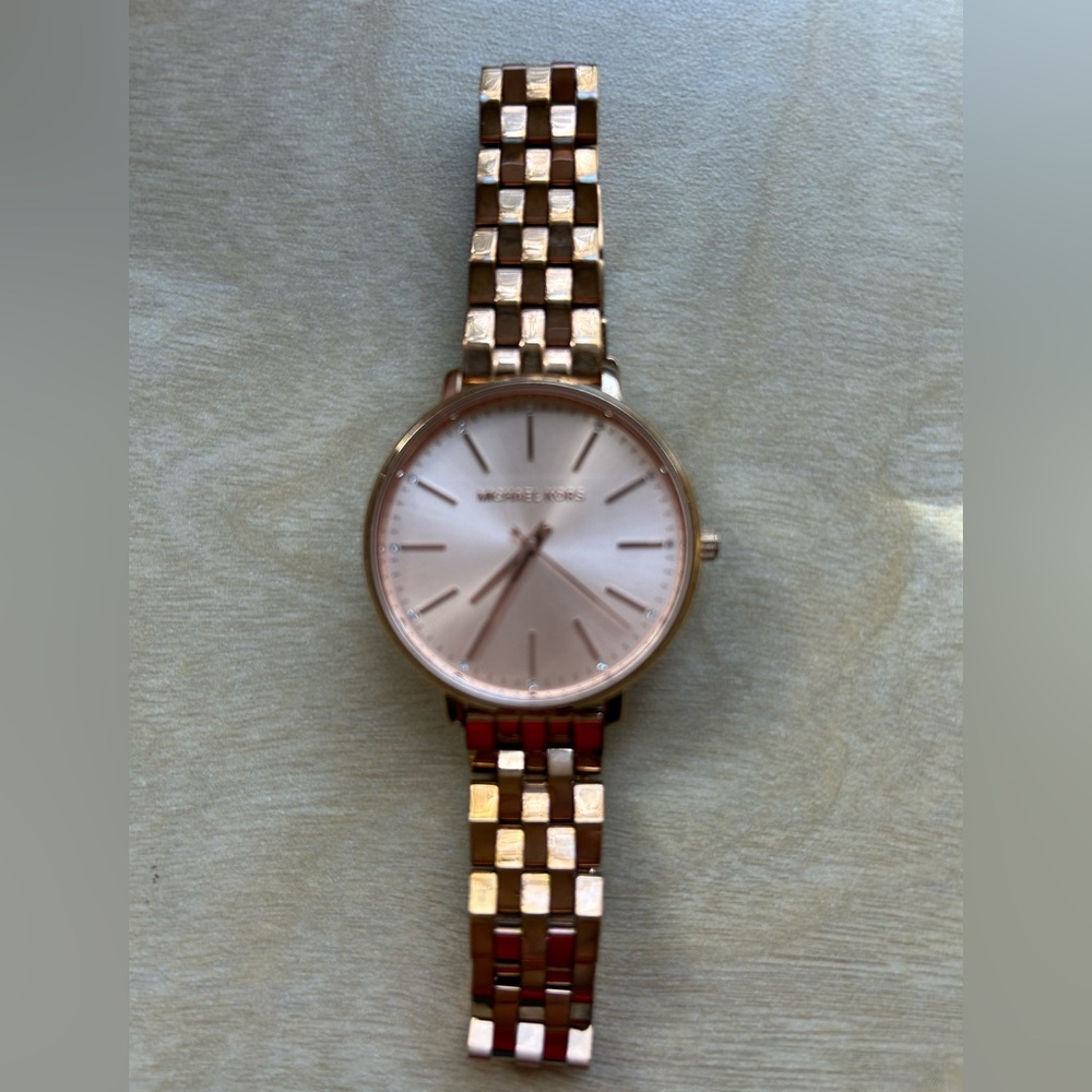 Michael Kors Rose-Toned Timepiece Watch